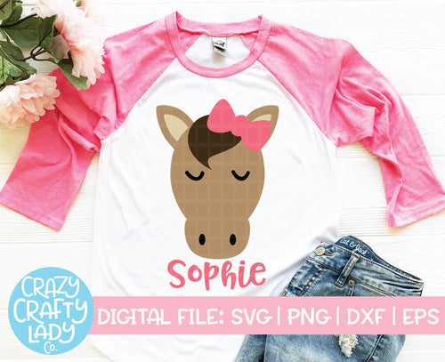Girl Horse SVG Cut File