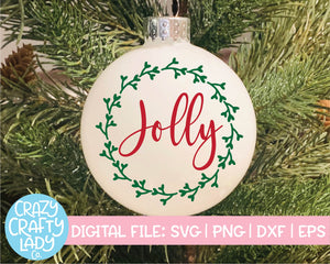 Christmas Ornament SVG Cut File Bundle