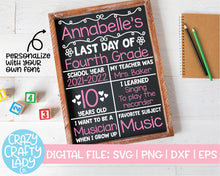 Load image into Gallery viewer, First &amp; Last Day of School Board SVG Cut File Bundle
