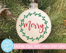 Load image into Gallery viewer, Christmas Ornament SVG Cut File Bundle