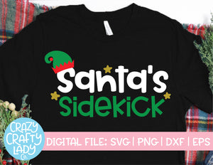 Santa's Sidekick SVG Cut File