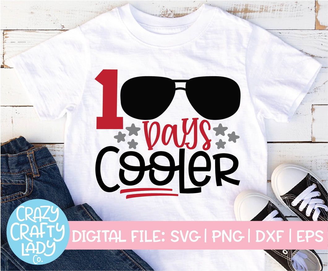 100 Days Cooler SVG Cut File