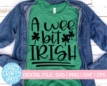 Load image into Gallery viewer, St. Patrick&#39;s Day Quotes SVG Cut File Bundle