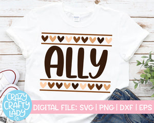 Ally SVG Cut File