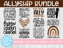 Load image into Gallery viewer, Allyship SVG Cut File Bundle