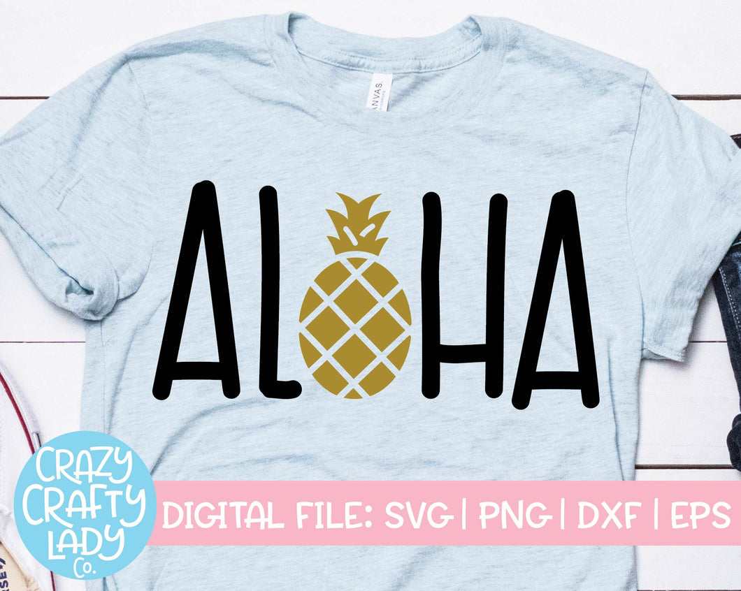 Aloha SVG Cut File