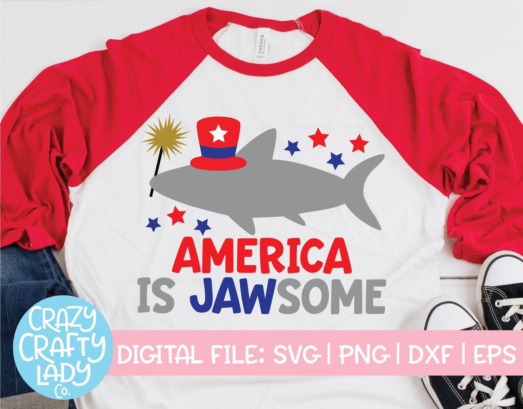 America Is Jawsome SVG Cut File