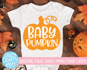 Baby Pumpkin SVG Cut File