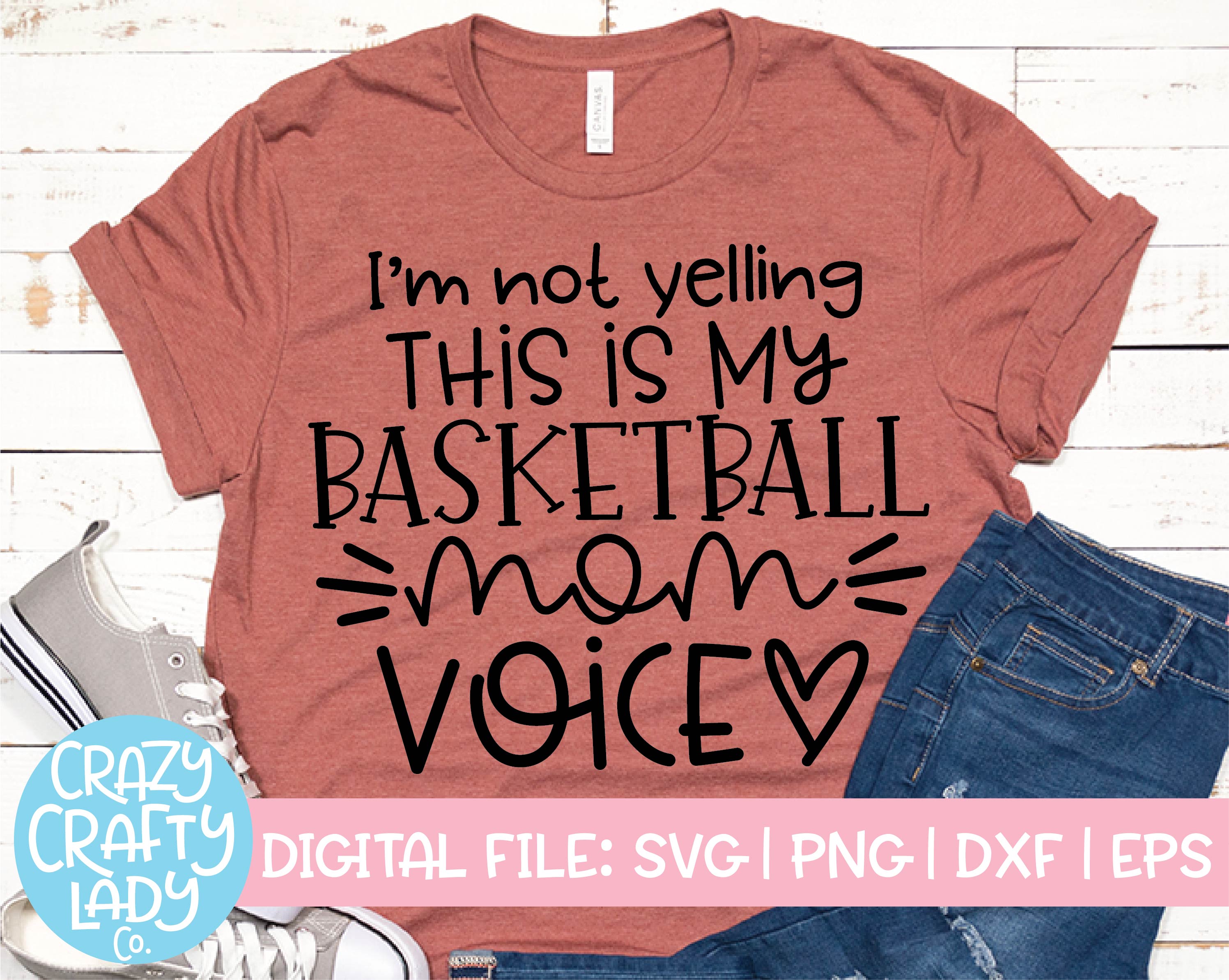 I'm Not Yelling, This Is My Baseball Mom Voice SVG Cut File