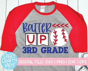 Baseball School SVG Cut File Bundle