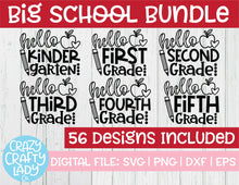 Load image into Gallery viewer, Big School SVG Cut File Bundle