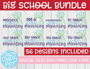 Big School SVG Cut File Bundle