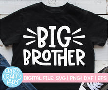 Load image into Gallery viewer, Big &amp; Little Brother SVG Cut File Bundle