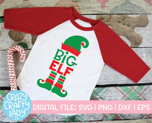 Big & Little Elf SVG Cut File Bundle