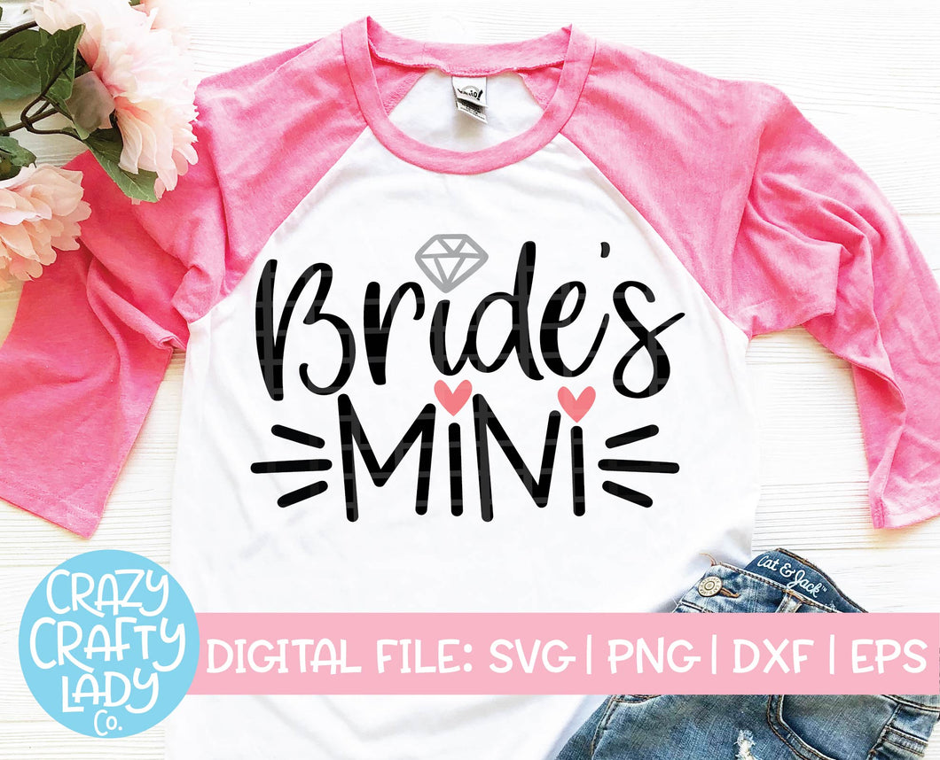 Bride's Mini SVG Cut File
