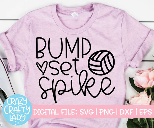 Bump Set Spike SVG Cut File