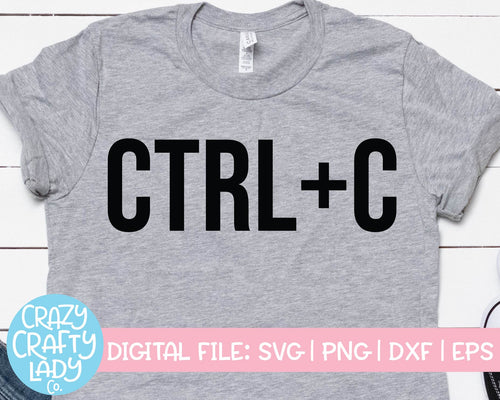 CTRL+C SVG Cut File