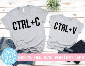 CTRL+C & CTRL+V SVG Cut File Bundle