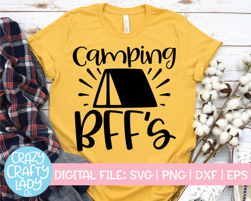 Camping BFF's SVG Cut File