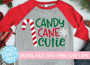 Candy Cane Cutie SVG Cut File