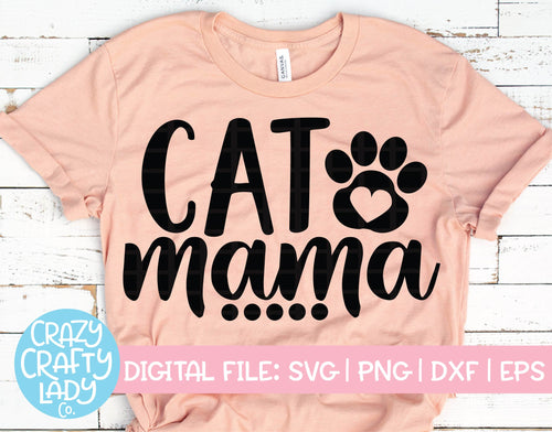 Cat Mama SVG Cut File