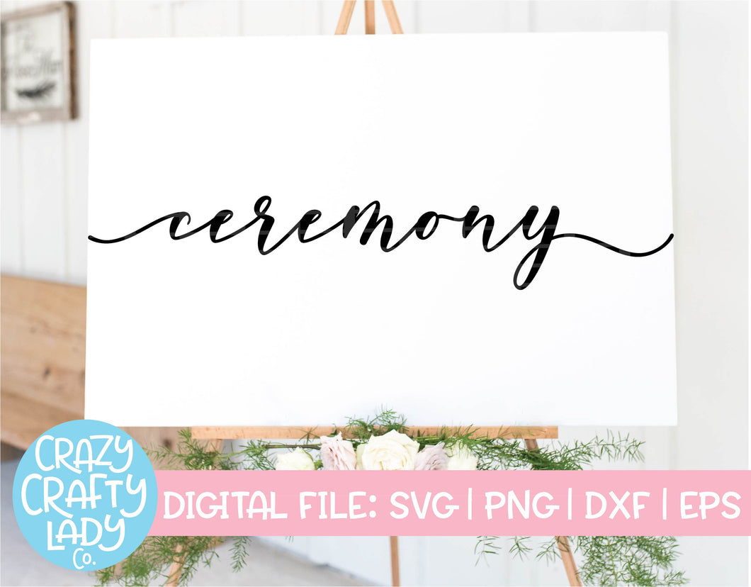 Ceremony SVG Cut File