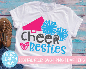 Cheer Besties SVG Cut File