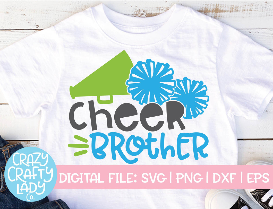 Cheer Brother SVG Cut File