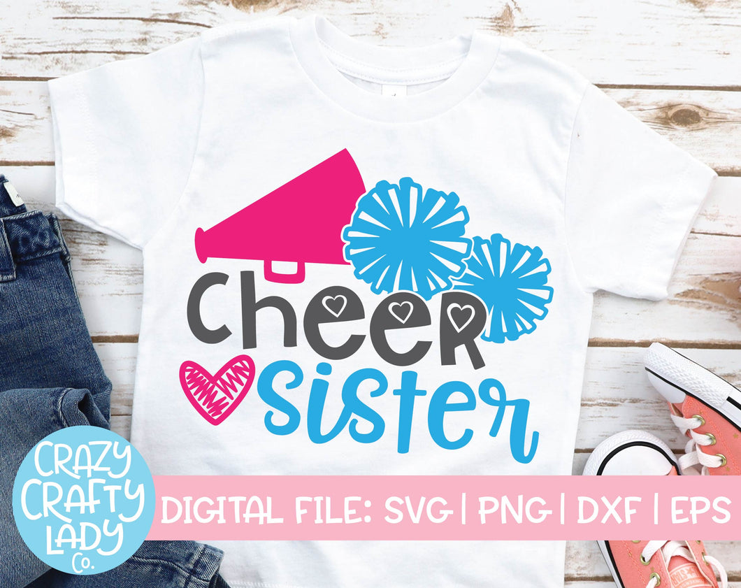 Cheer Sister SVG Cut File
