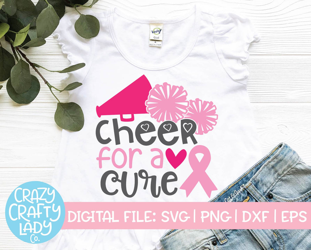 Cheer for a Cure SVG Cut File