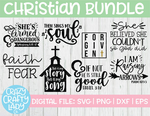Christian SVG Cut File Bundle