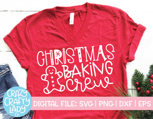 Christmas Baking Crew SVG Cut File