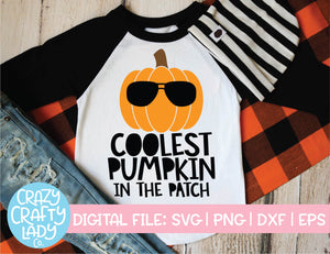 Coolest Pumpkin in the Patch SVG Cut File