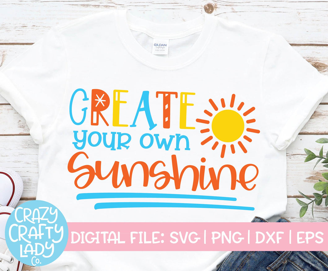 Create Your Own Sunshine SVG Cut File