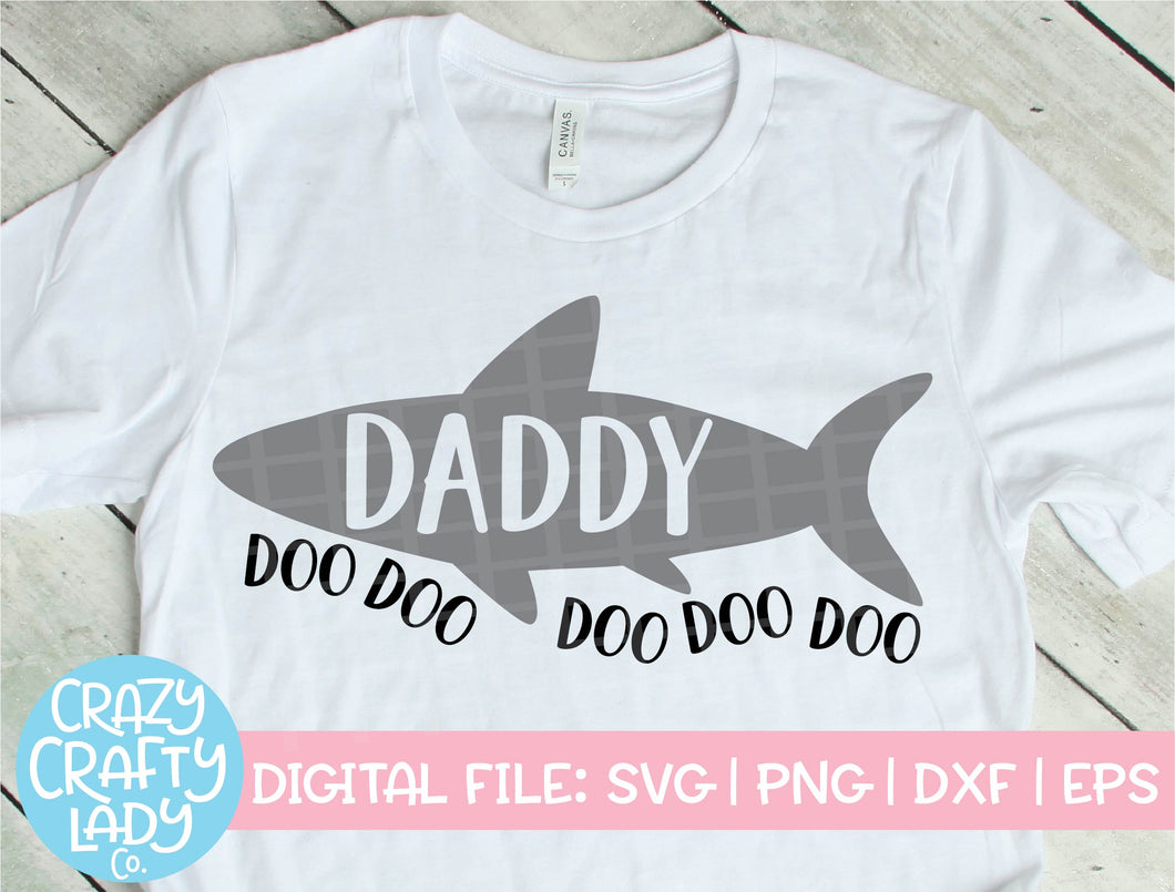 Daddy Shark SVG Cut File