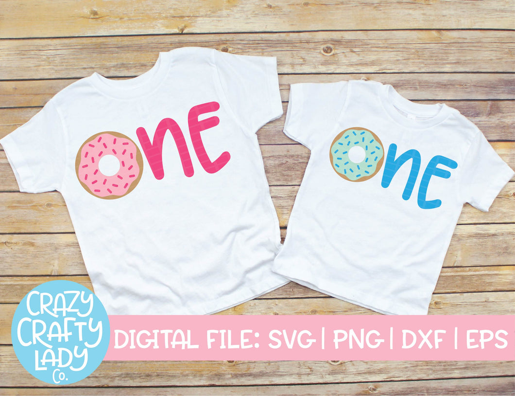 Donut One SVG Cut File