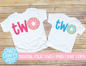 Donut Two SVG Cut File