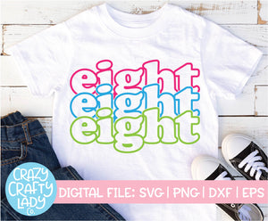 Eight SVG Cut File