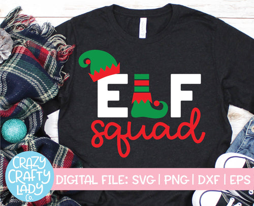 Elf Squad SVG Cut File