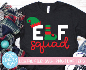Elf Squad SVG Cut File