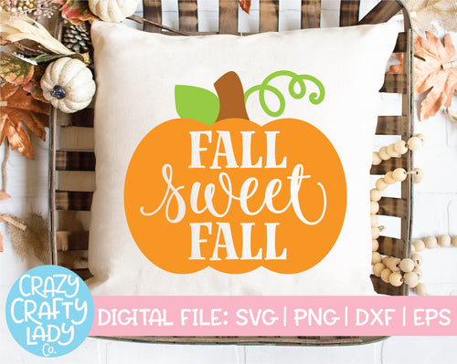 Fall Sweet Fall SVG Cut File