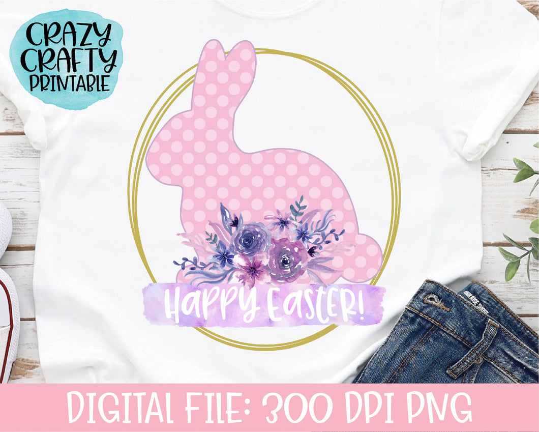Happy Easter PNG Printable File