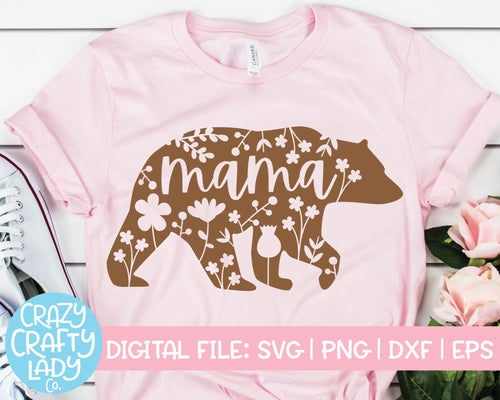 Mama Bear SVG Cut File