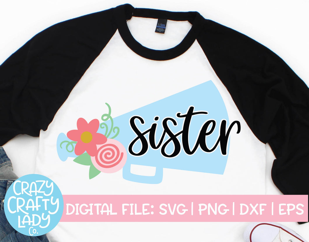 Cheer Sister SVG Cut File