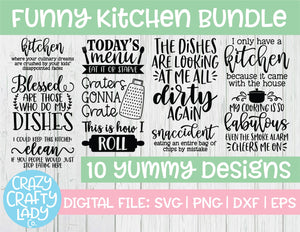 Funny Kitchen SVG Cut File Bundle