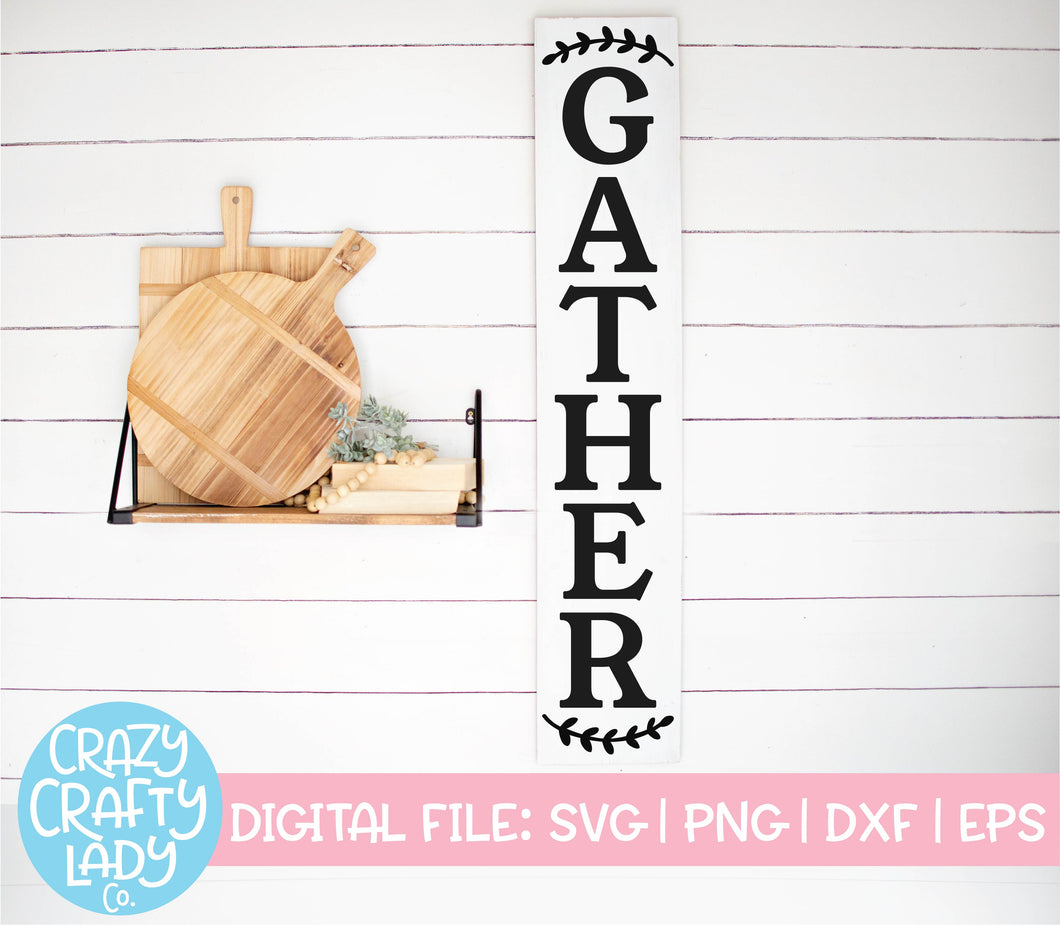 Gather SVG Cut File