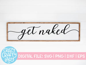 Get Naked SVG Cut File