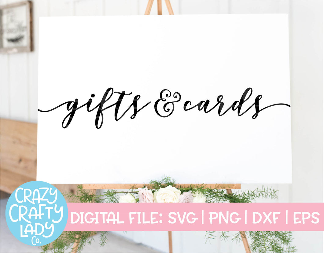 Gifts & Cards SVG Cut File