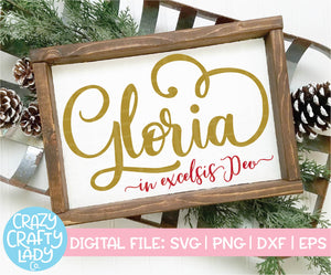 Gloria in Excelsis Deo SVG Cut File