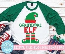 Load image into Gallery viewer, Elf Family SVG Cut File Bundle